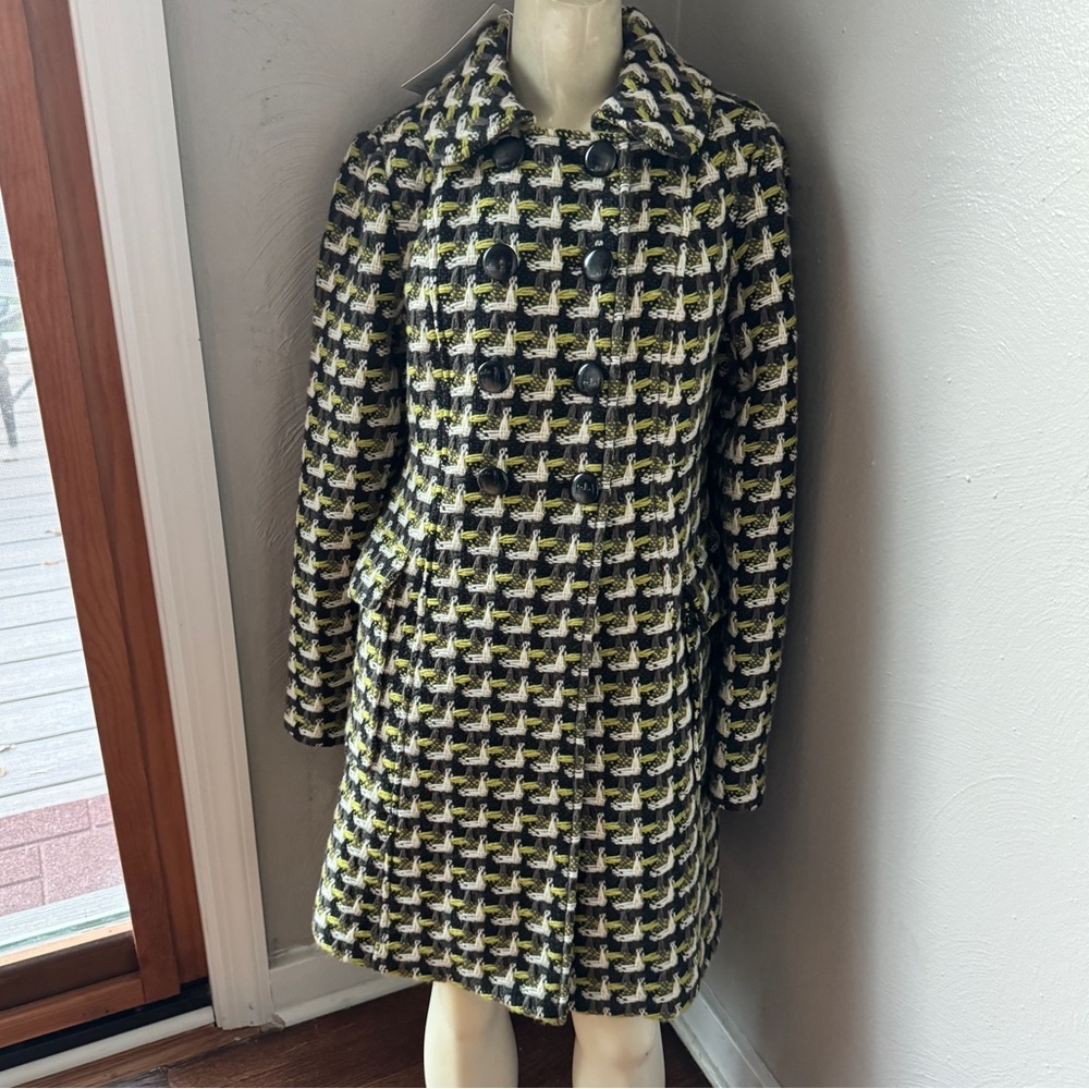 Tibi wool plaid dress coat size 4 nwt - Picture 5 of 16